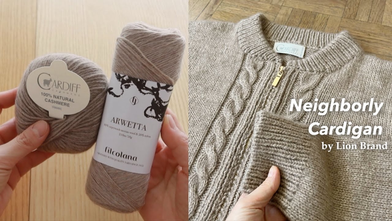 [Свободный образ] Neighborly Cardigan, Влоги вязания