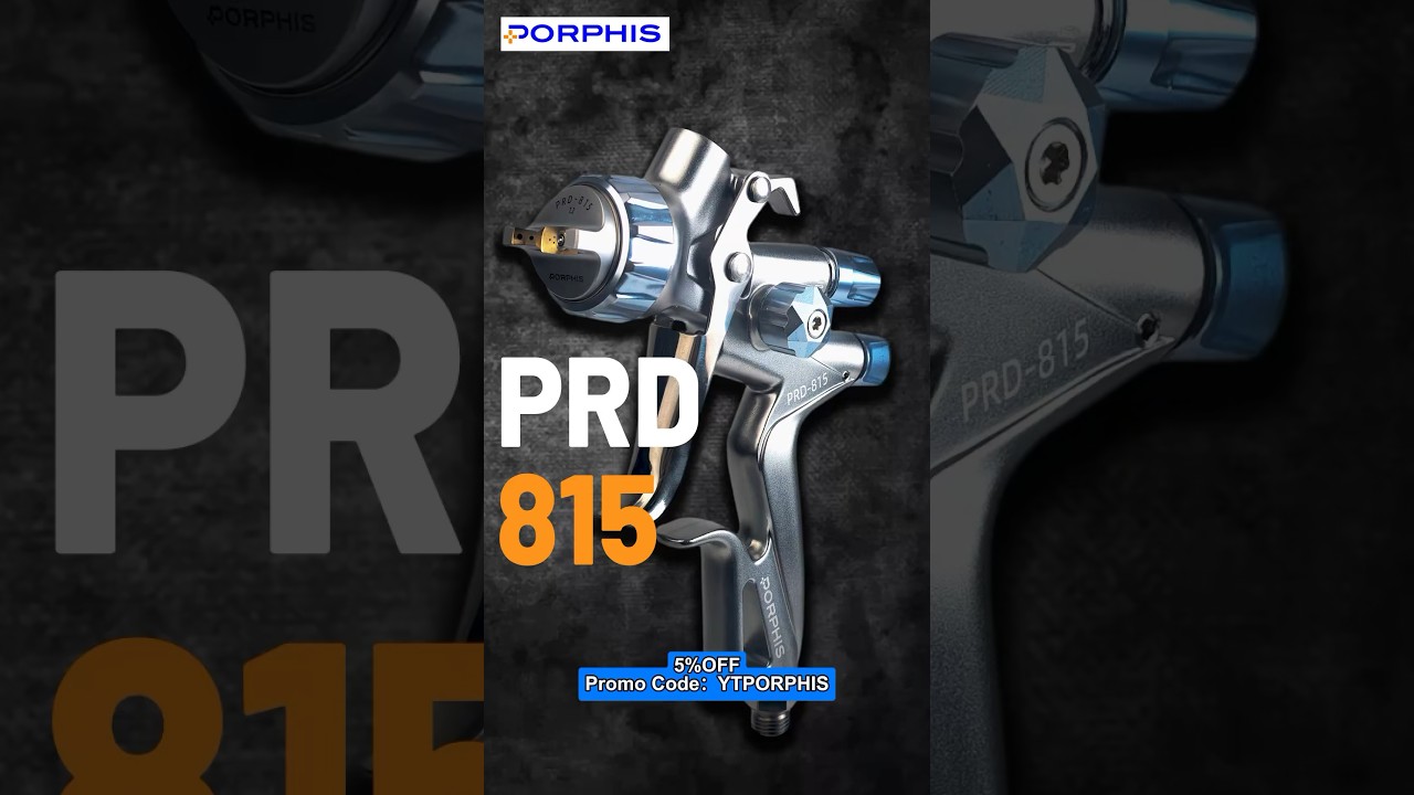 New PRD-815:Smaller nozzle, better results.Change for better? #porphisspraygun #porphis #porphis815