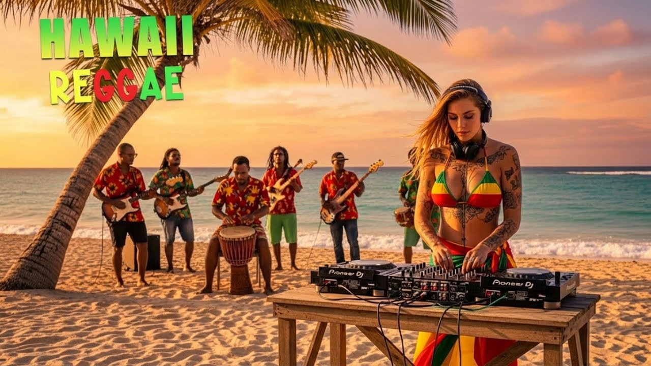 🌊 Hawaiian Reggae Chill Vibes – Smooth Island Music for Focus 🌴