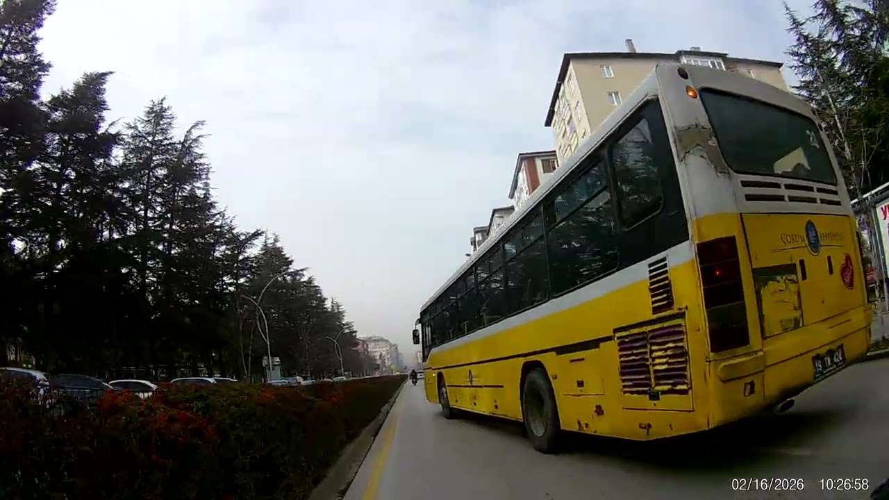 315 Çorum Bisiklet Turu Gazi caddesi 