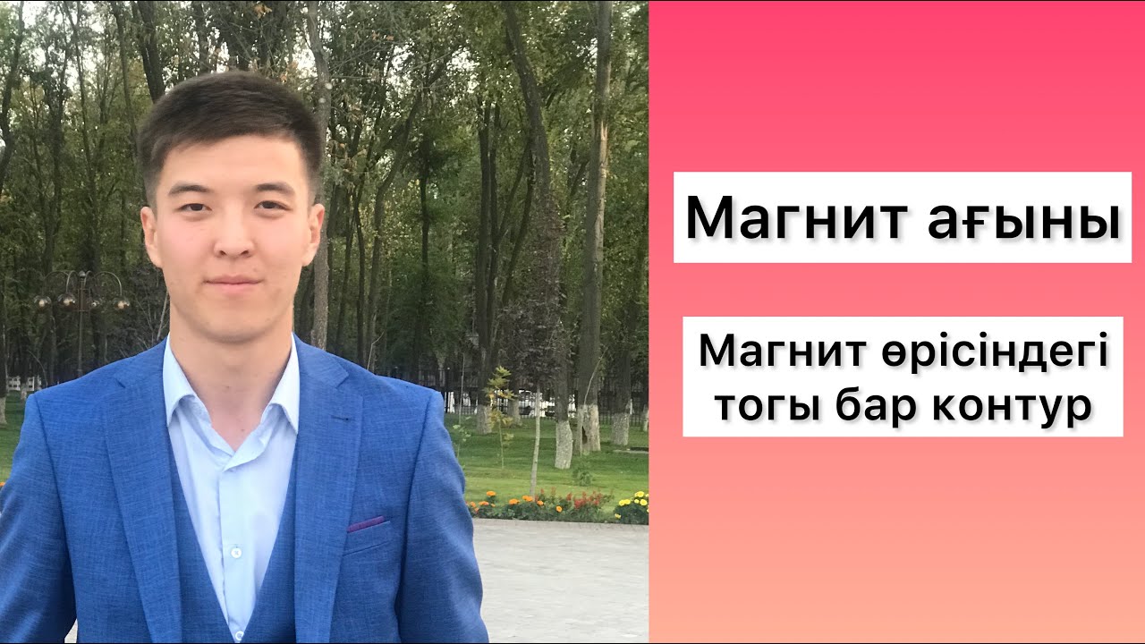 Магнит ағыны. Магнит өрісіндегі тогы бар контур ҰБТ физика есептері
