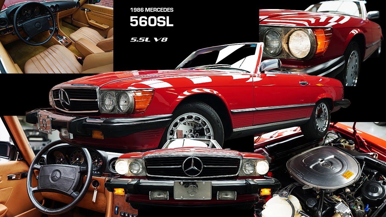 SOLD 1986 Mercedes 560SL Classic Car Addict