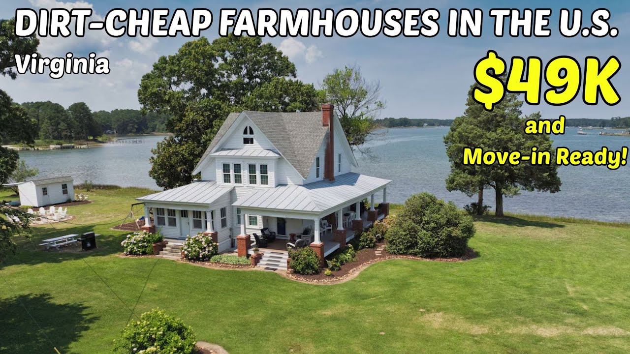 DIRT CHEAP MOVE-IN READY FARMHOUSES IN VIRGINIA You Can Actually Afford Right Now
