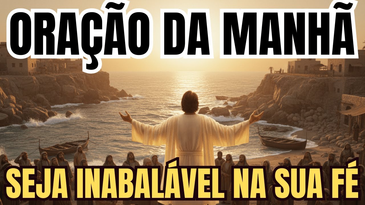 ORAÇÃO DA MANHÃ: Receba Paz e Força Sobrenatural Para Iniciar Seu Dia
