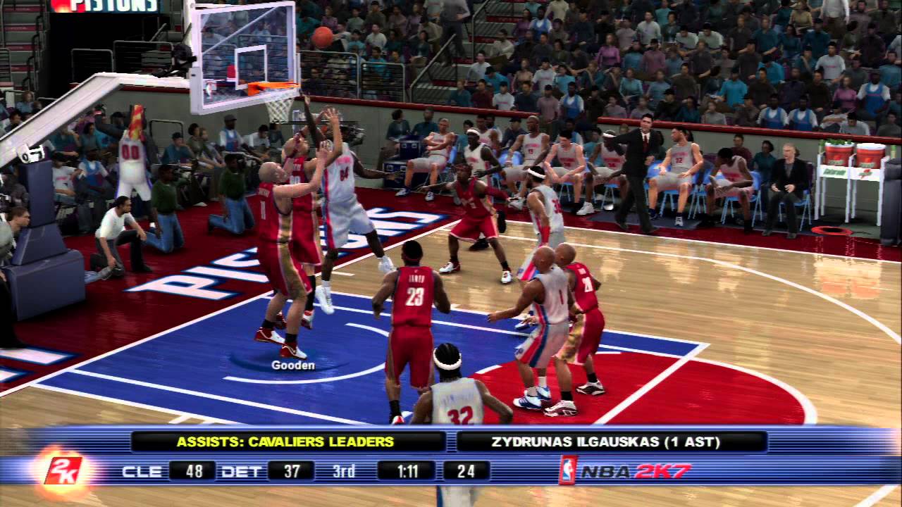 NBA 2K7 - Cavs vs Pistons - LeBron Too Good