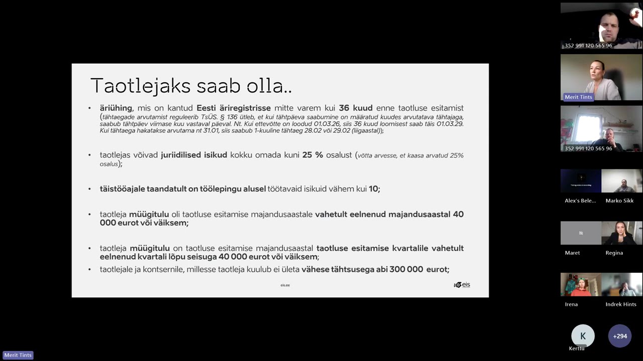 Starditoetuse toetusmeetme infopäev 12.03.2026