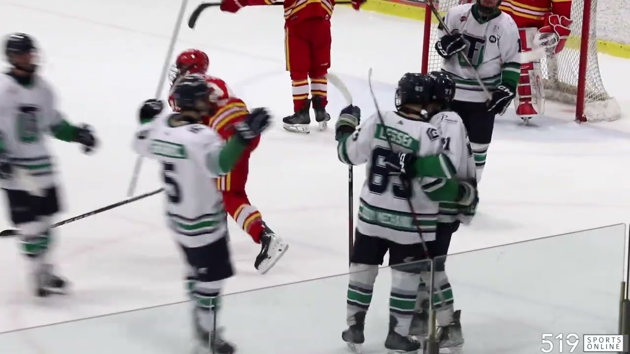 PJHL - Hanover Barons против Fergus Whalers