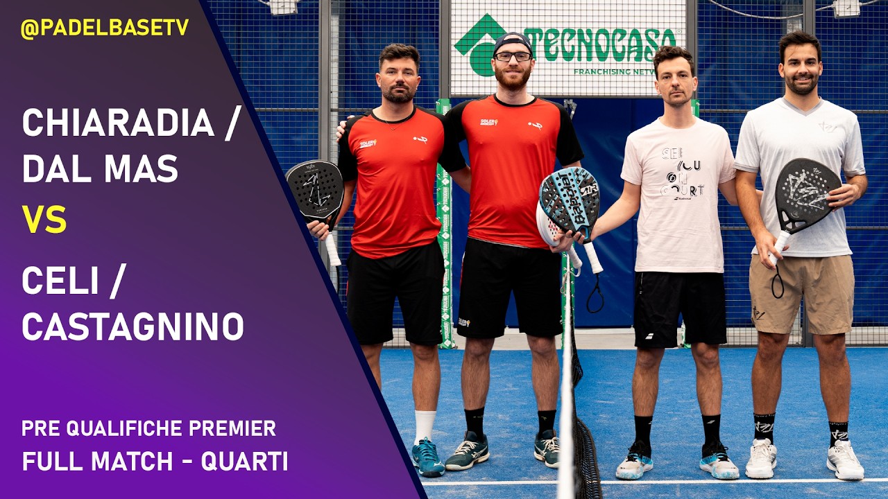 QUARTO - OPEN 5000€ - PRE QUALIFICHE PREMIER - Chiaradia / Dal Mas Vs Celi / Castagnino