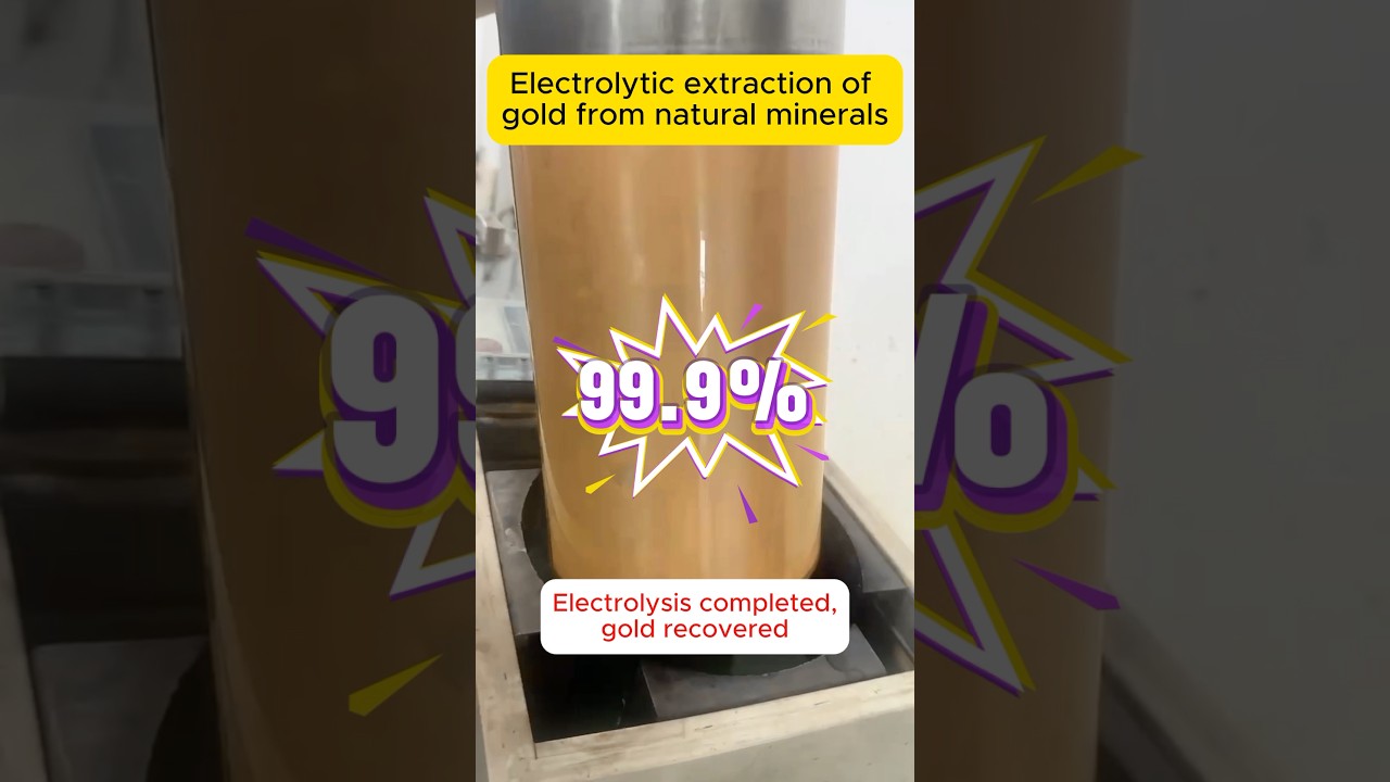 Customers send over natural minerals to refine gold.