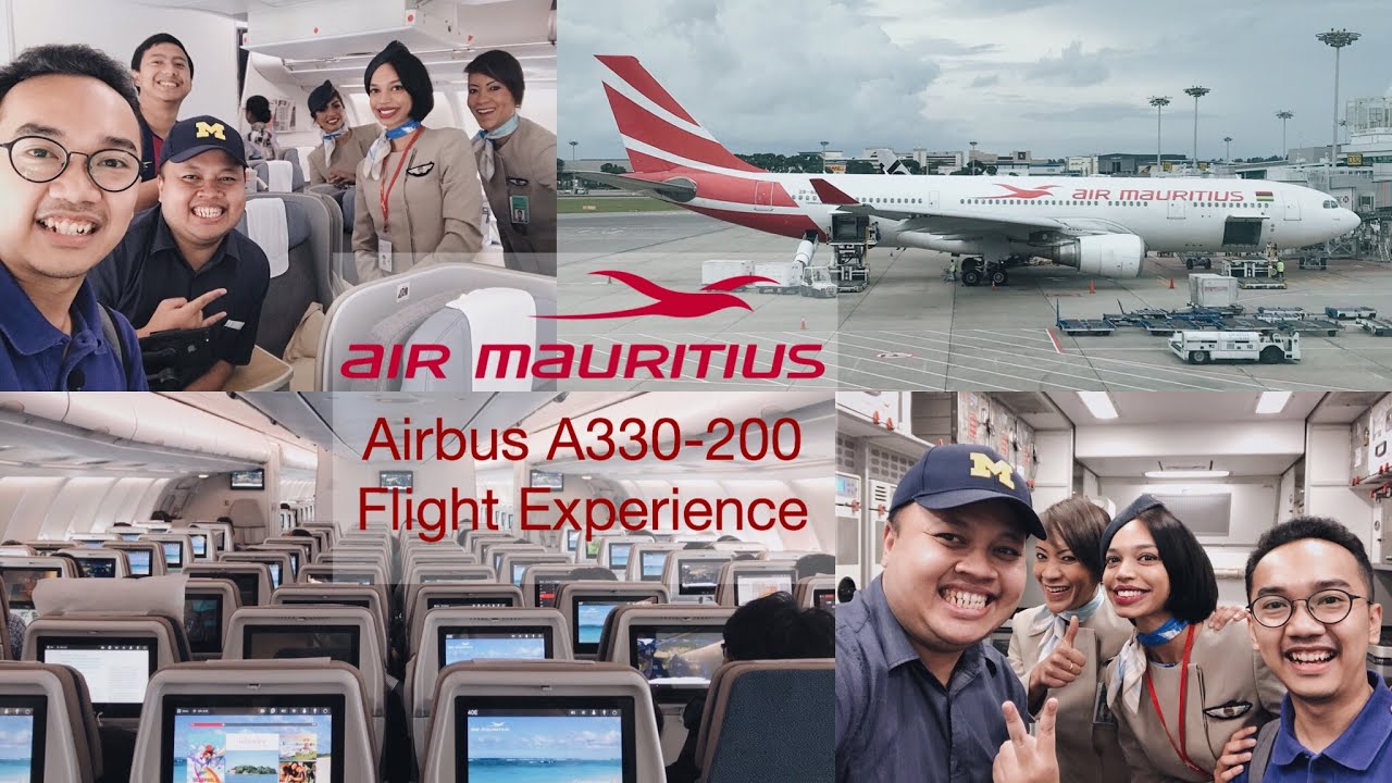 Air Mauritius Airbus A330-200 Flight Experience | MK647 KUL- SIN