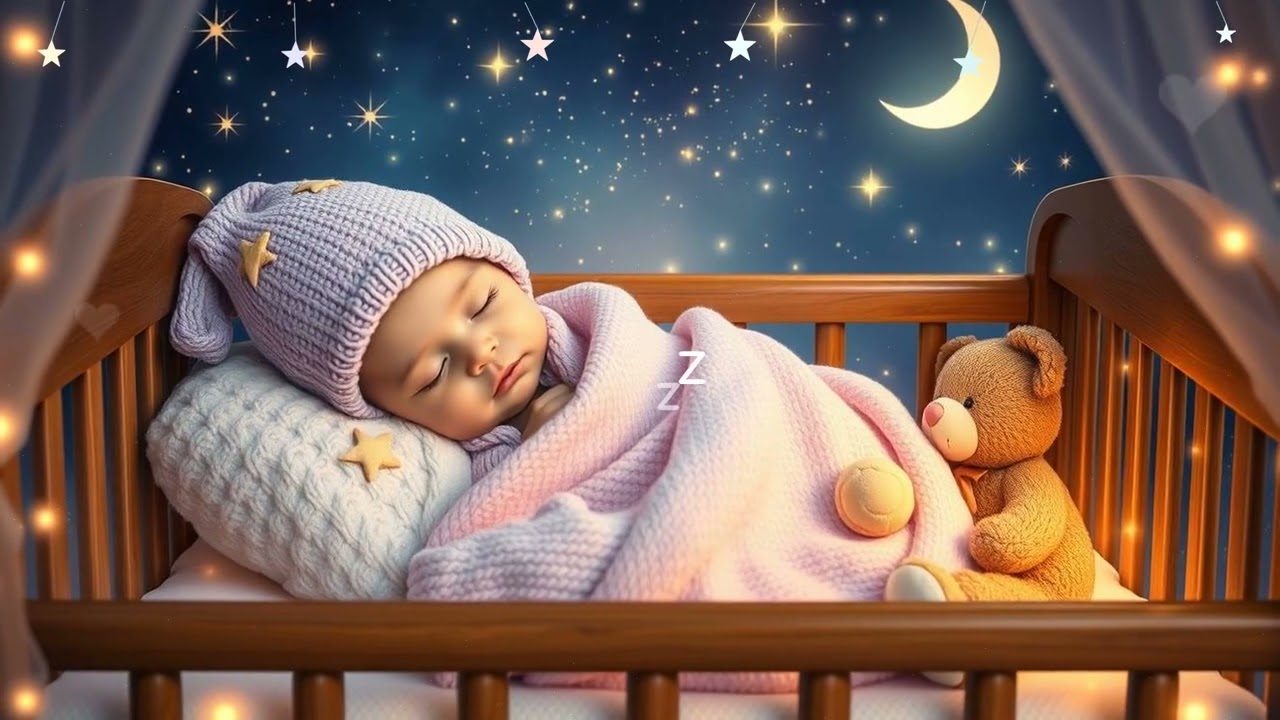 ☔ Gentle Rain Sounds 💖 Calm Baby Sleep Music All Night 🌙