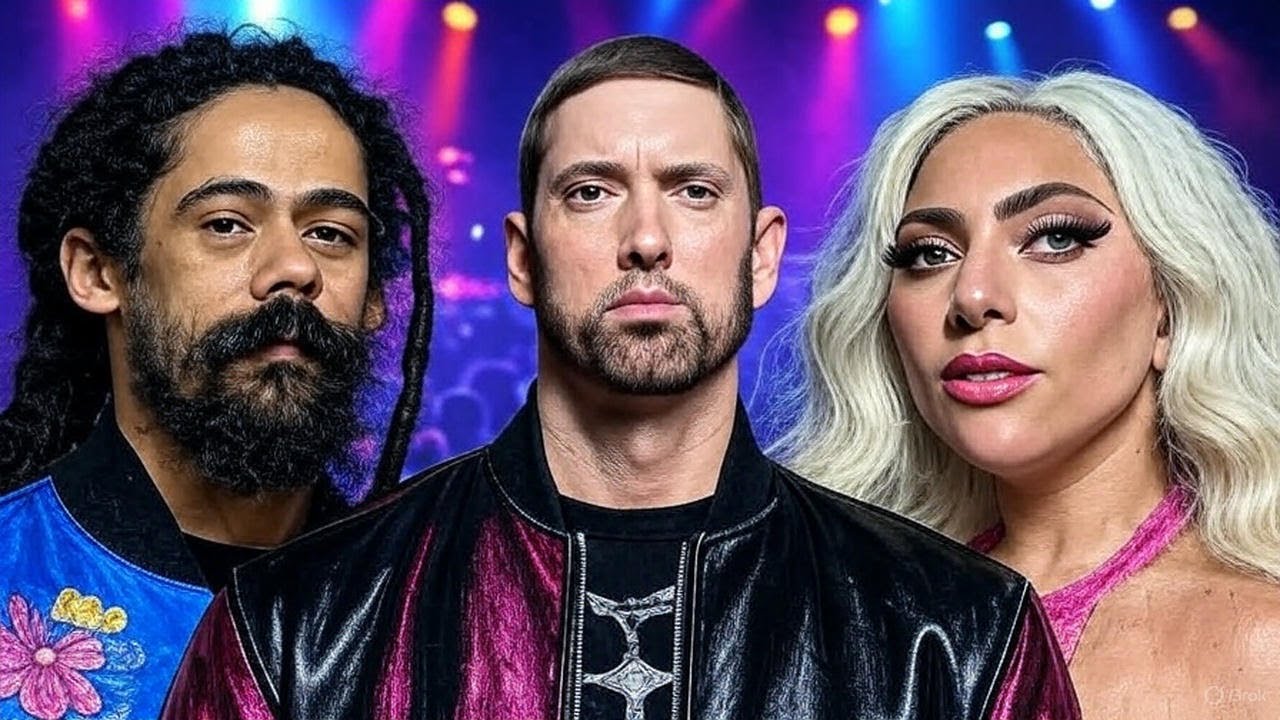 Damian Marley ft Lady Gaga & Eminem - ASHES AND ROSES(Official Ai lyrics video)2025