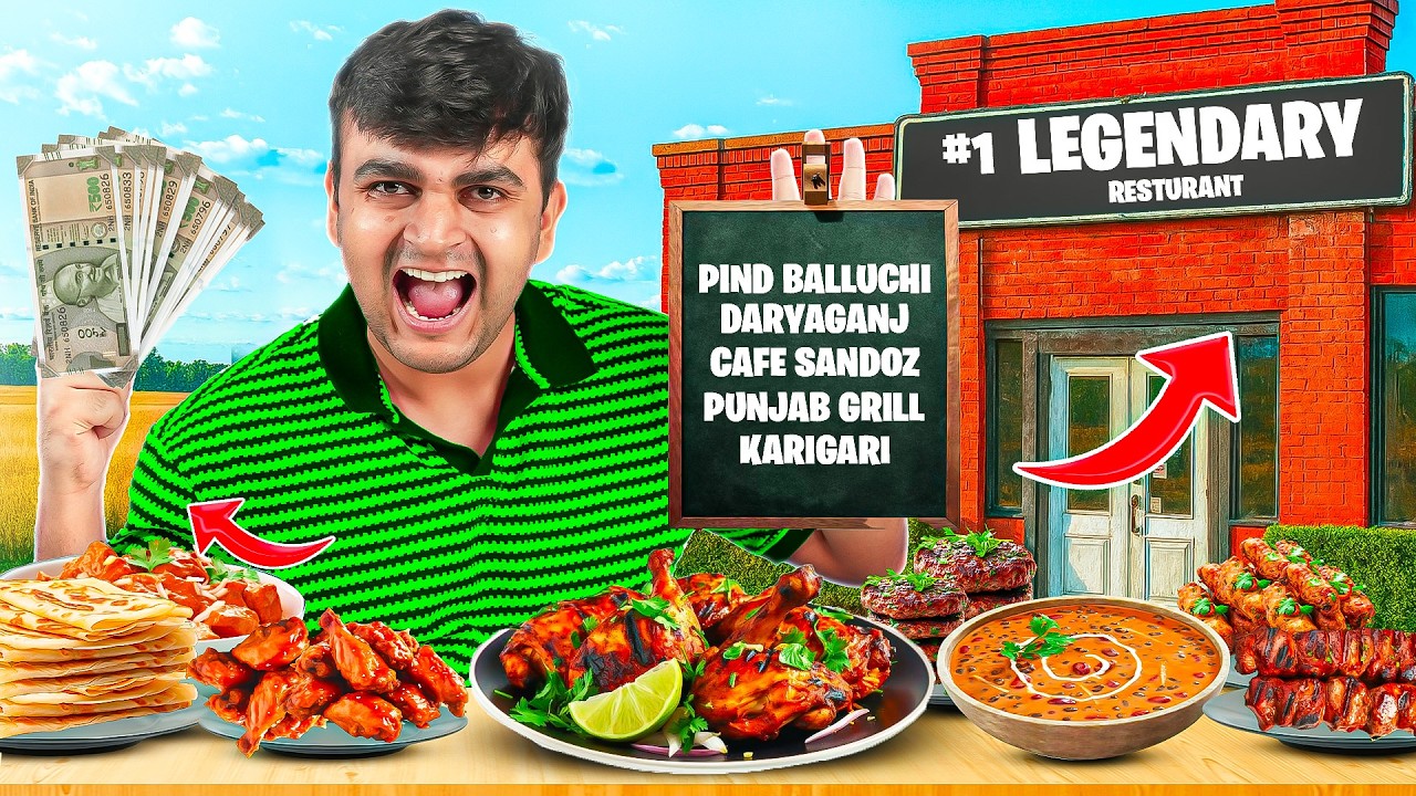 Spending Rs5000 on LEGENDARY RESTAURANTS
