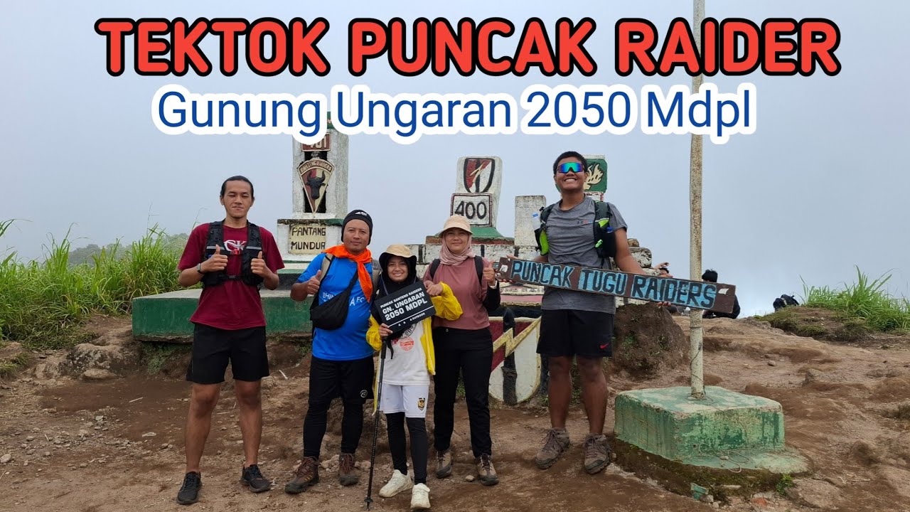 TEKTOK GUNUNG UNGARAN SEMARANG #muncak