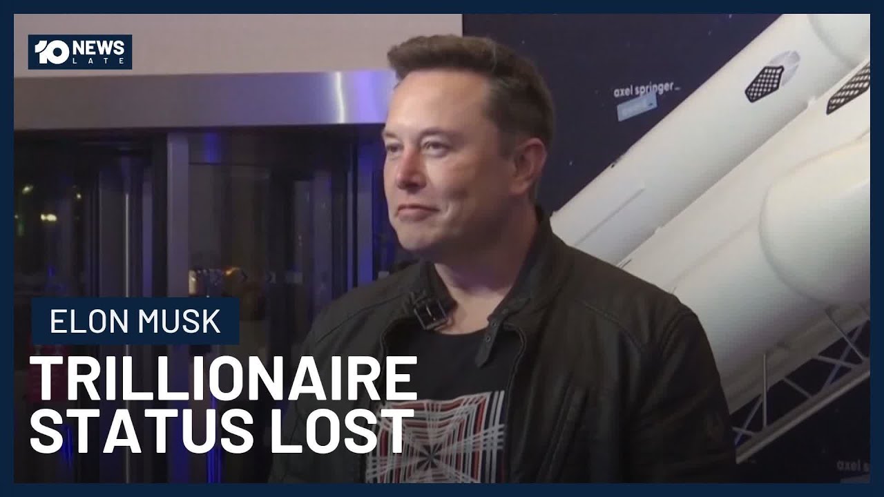 Илон Маск перестал быть триллионером после падения акций SpaceX | 10 News