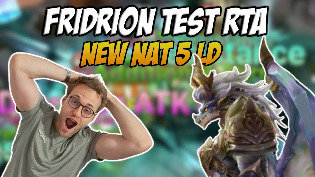 J'ai test FRIDRION en RTA, mon nouveau nat 5ld ! Summoners War RTA