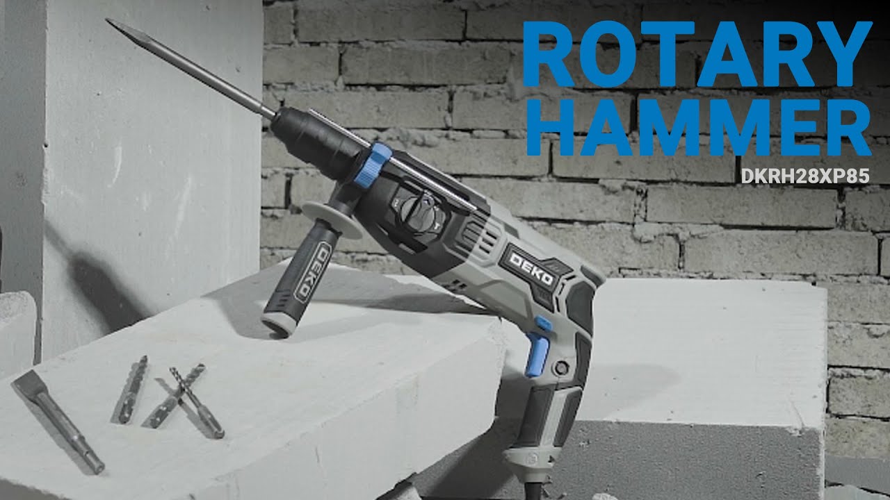 DEKO TOOLS. DKRH28XP85 Rotary Hammer Display. New Arrivals.