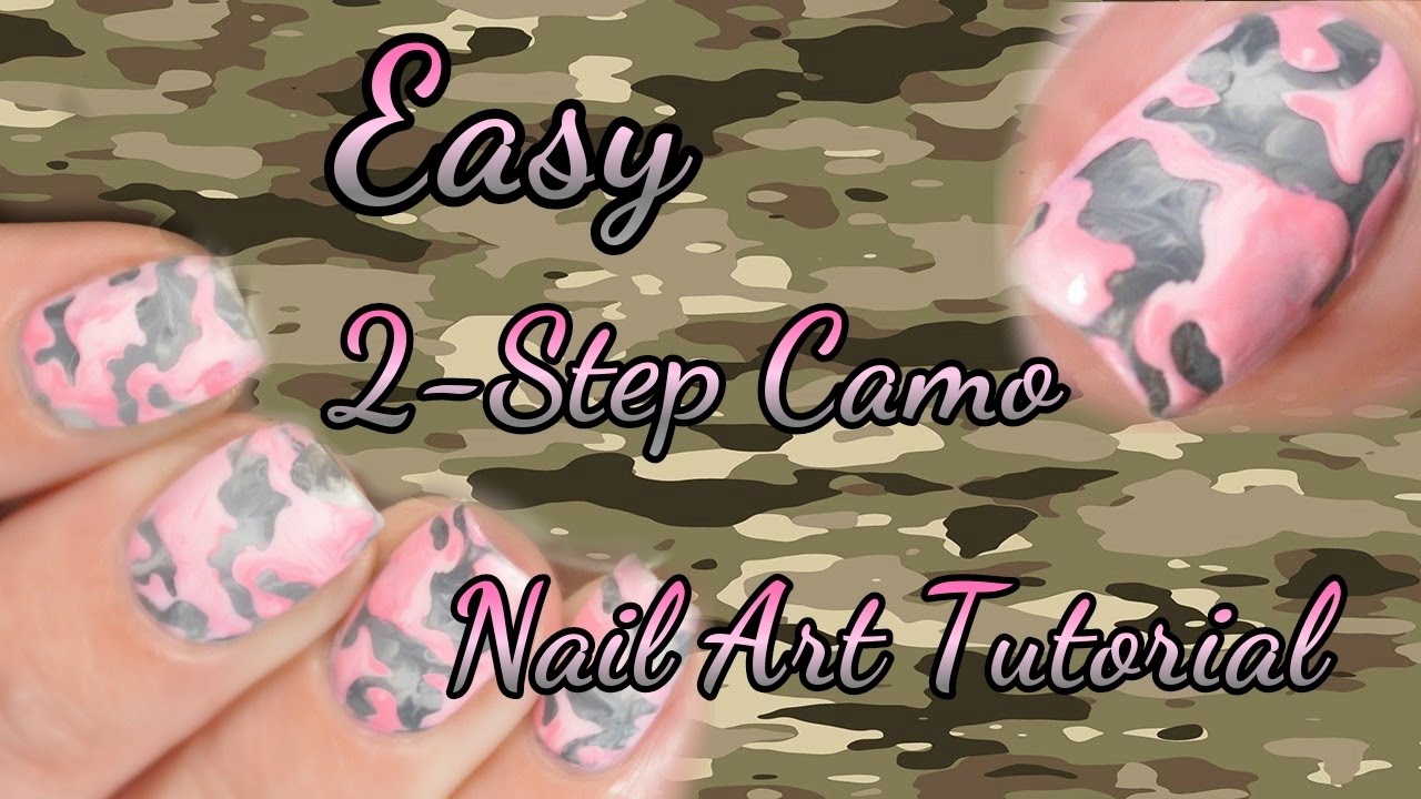 Easy Camo Nail Art Tutorial