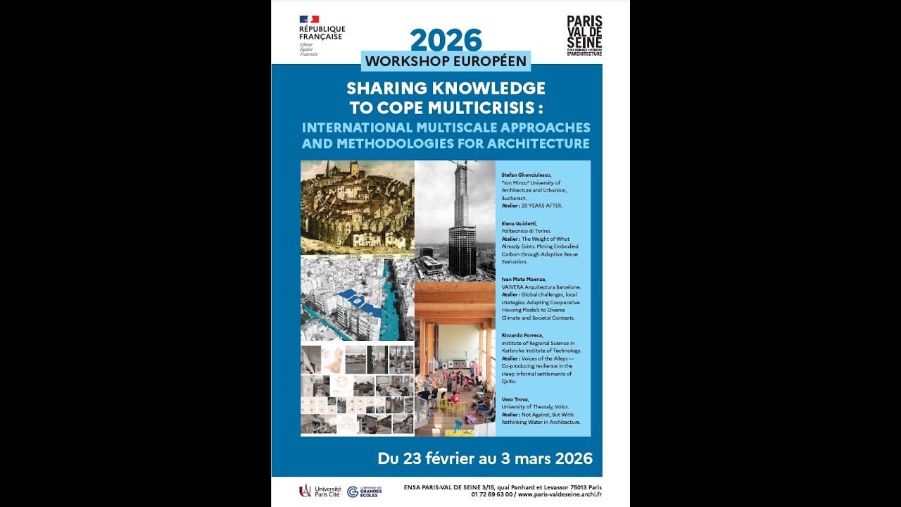 LANCEMENT DU WORKSHOP EUROPÉEN 2026