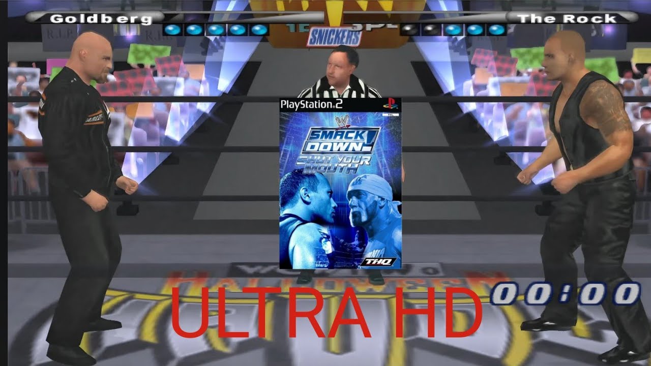 Goldberg  Shocks The Rock in WWE Debut  Smackdown shut Your Mouth!
