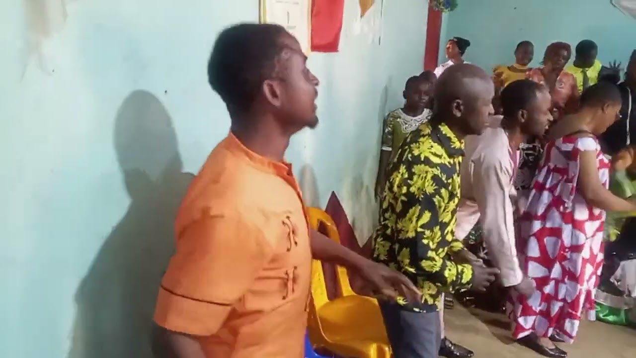 Dancing in the spirit bring down the presence of God 