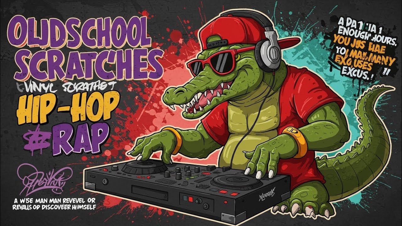 Oldschool Hip Hop: DJ Scratching Mix & AI Rap Fusion 🎤✨