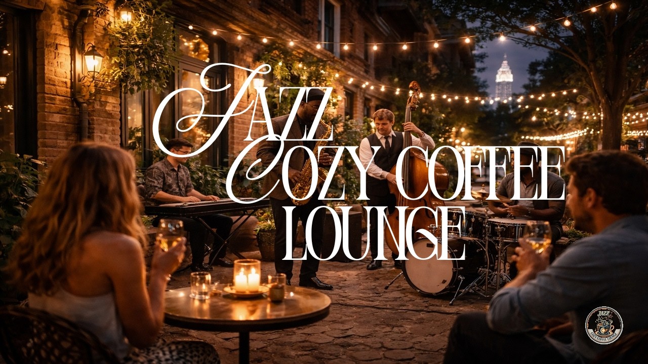 Smooth Jazz in a Cozy NYC Neighborhood 🌆 Warm Café Ambience for Relaxation and Focus