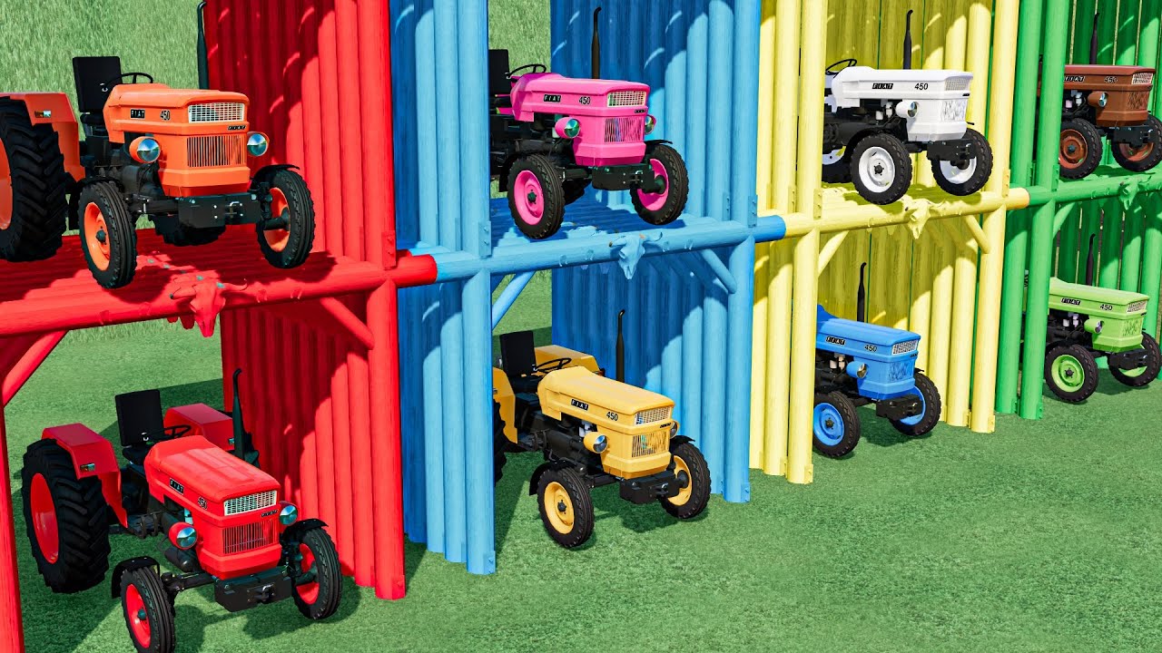 Transport Of Colors - FIAT TRACTORS with Truck - Farming Simulator 22