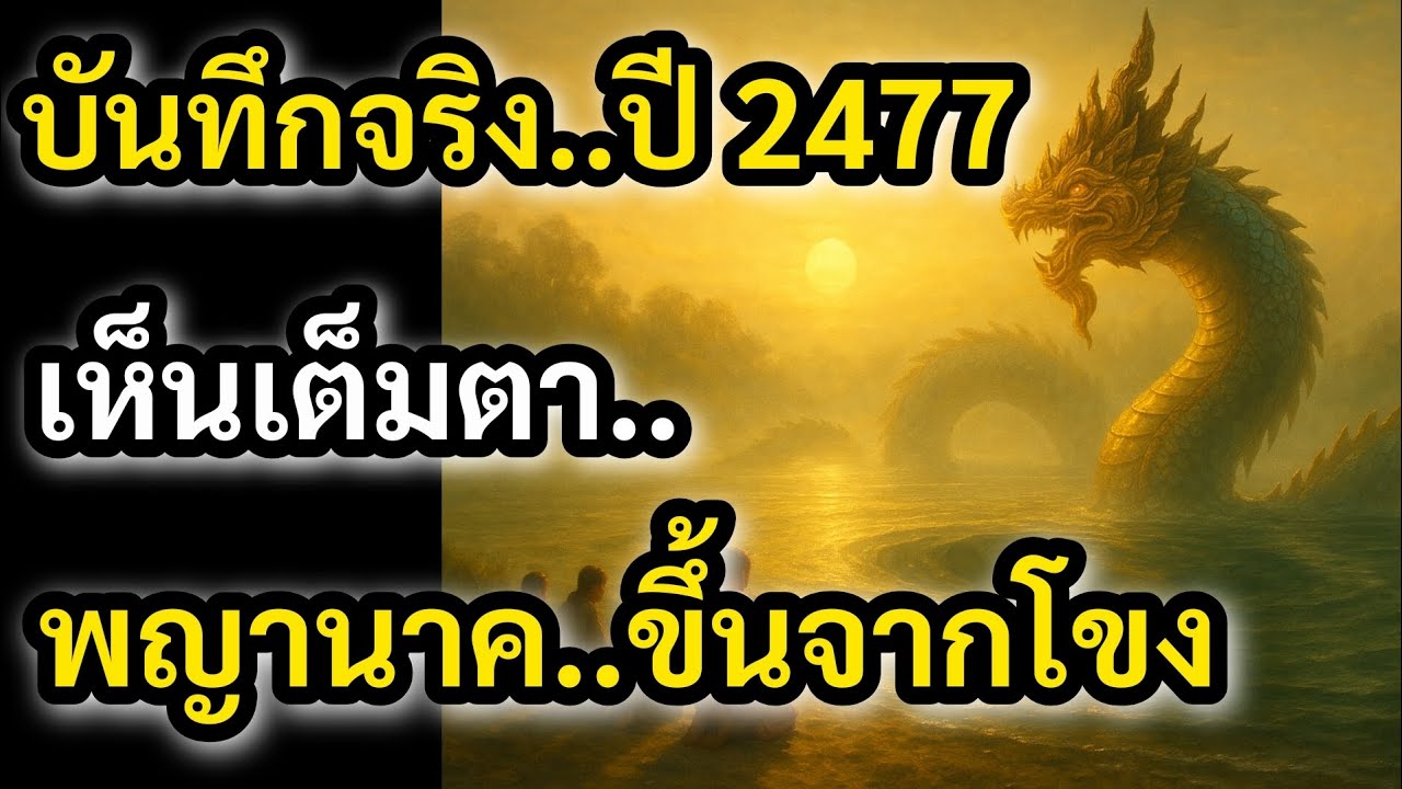 เรื่องจริงที่คนเห็นด้วยตา!  เปิดตำนานพญานาคเมืองบาดาลใต้โขง