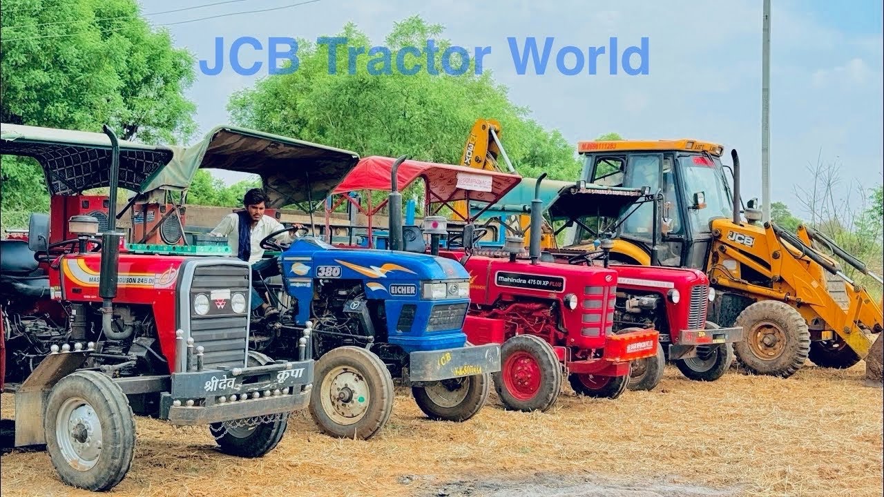 JCB 3dx Xpert Loading Water in Mahindra 275 | Kubota | Eicher #jcbcartoon #tractorvideo #jcbmachine