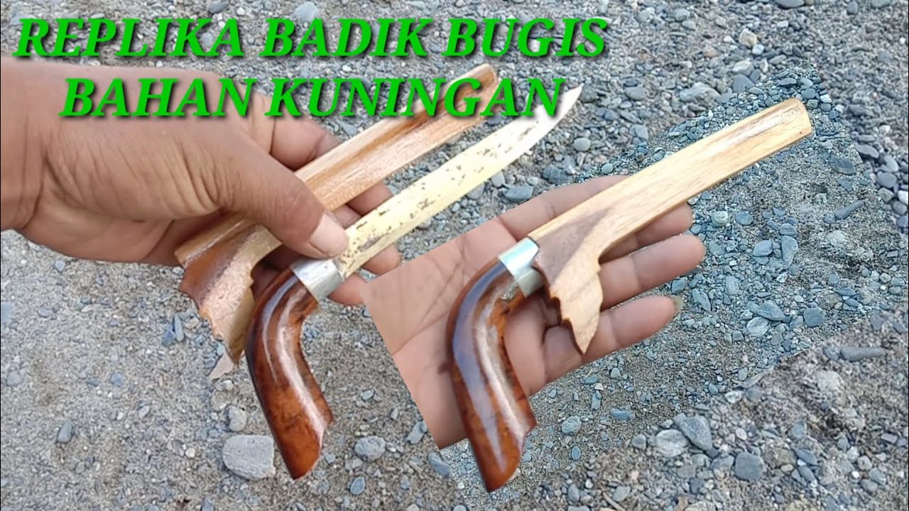 MEMBUAT REPLIKA BADIK BUGIS DARI BAHAN KUNINGAN