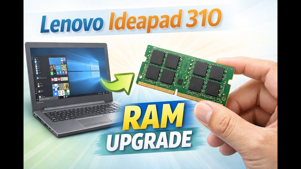 🔥 Lenovo IdeaPad 310 RAM Upgrade | Step-by-Step Guide (Easy & Safe) In Hindi
