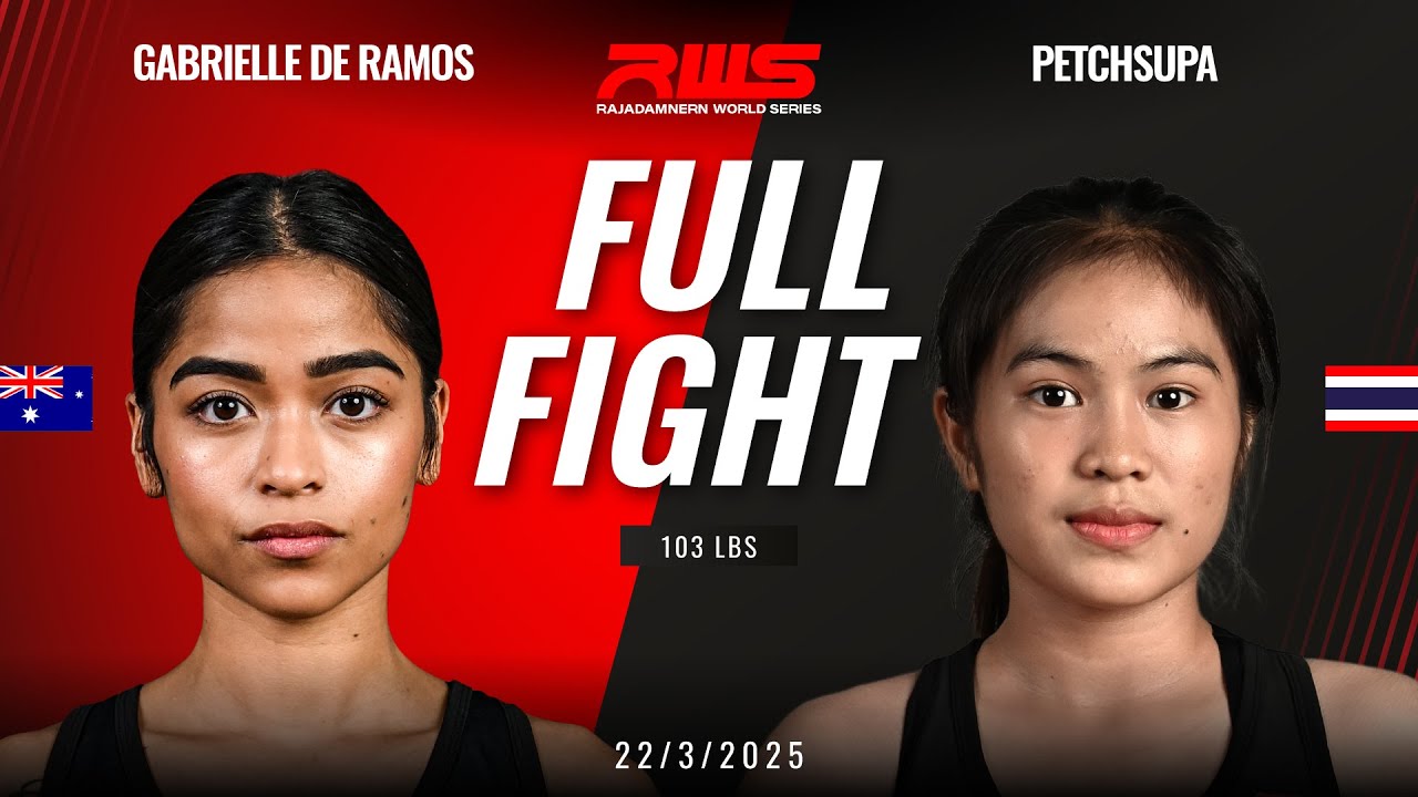Full Fight l Gabrielle de Ramos vs. Petchsupa l กาเบรียล เดอ รามอส vs. เพชรศุภ l RWS