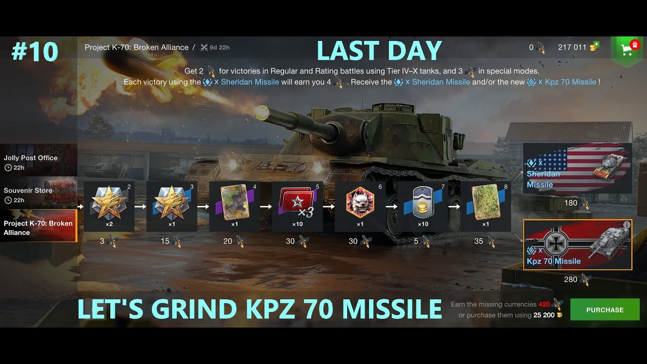 #761 Event : Project K-70 : Broken Alliance | WoTB 11.16.0