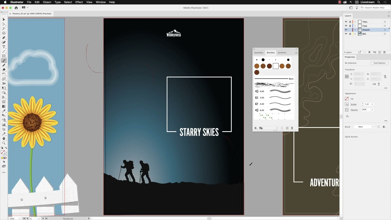 Use Scatter Brushes