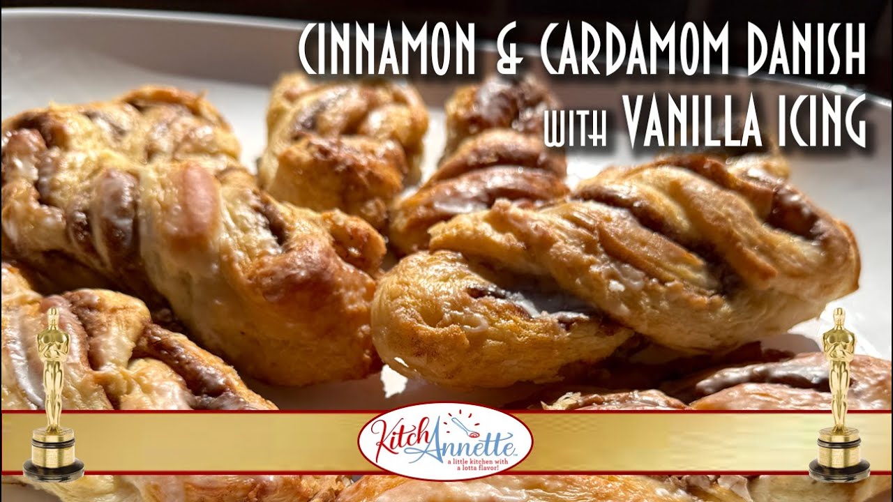 Dunish: Spice Two: Cinnamon and Cardamom Danish Twists with Vanilla Icing