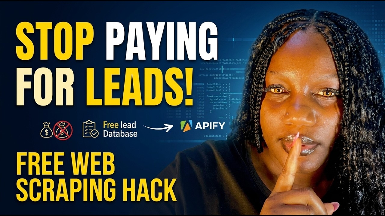 Get 1,000+ Leads for FREE in 2026 |Apify Tutorial for Beginners | 6 Powerful Lead Generation SystemS