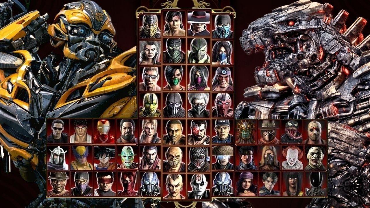 Mortal Kombat 9 - TRANSFORMERS & MECHAGODZILLA - Expert Tag Ladder - Gameplay @(1080p) - 60ᶠᵖˢ ✔
