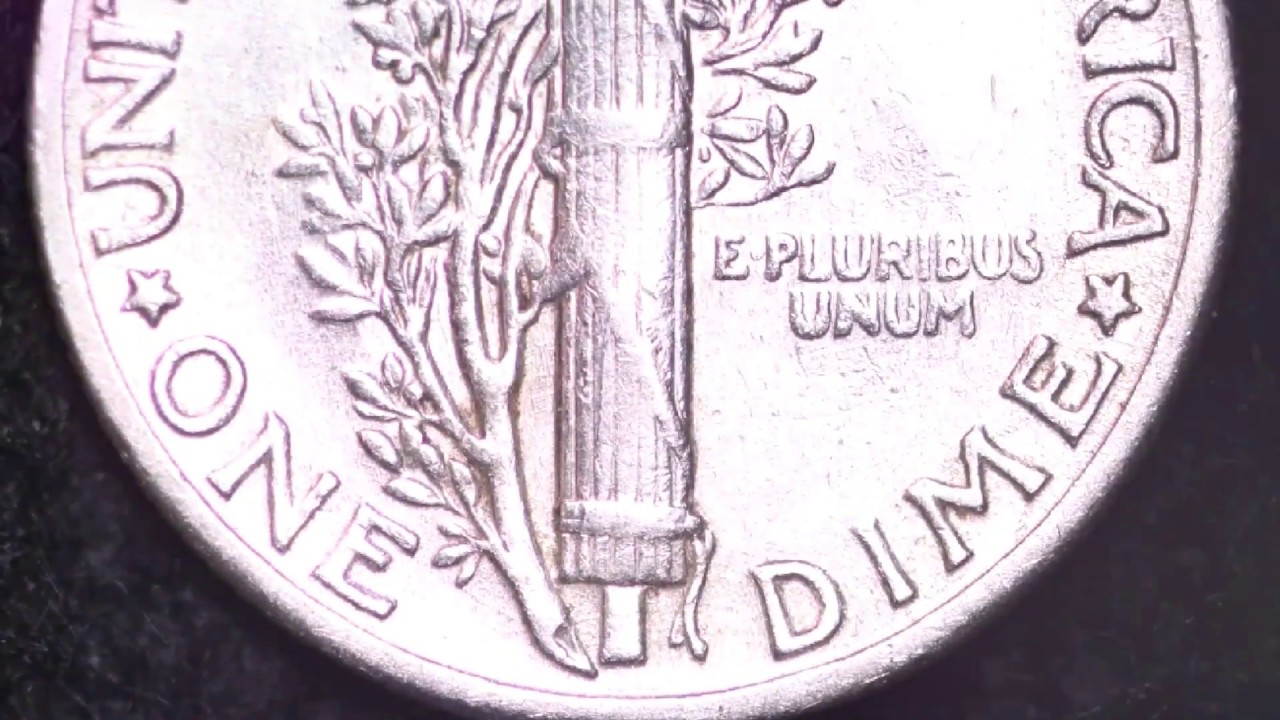 1938 MERCURY DIME: $3 - $28, DEPENDING ON CONDITION, AS OF DECEMBER 2018 (NO MINT MARK)