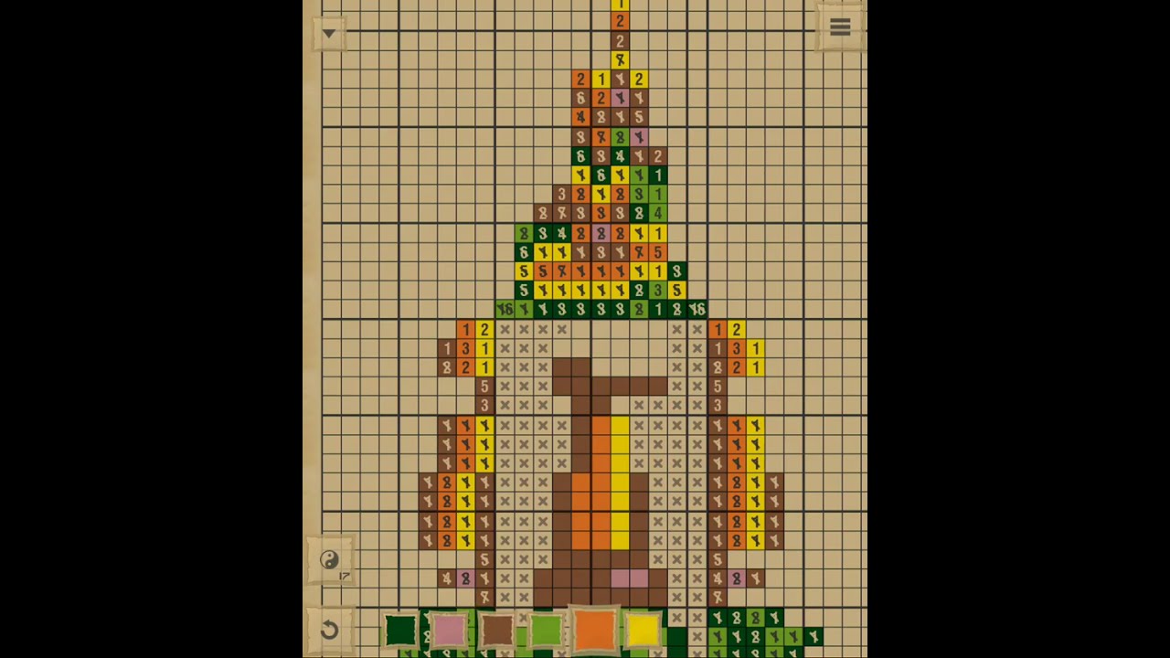 How do you play that game?? CrossMe Color Nonograms, San #3.186 walkthrough