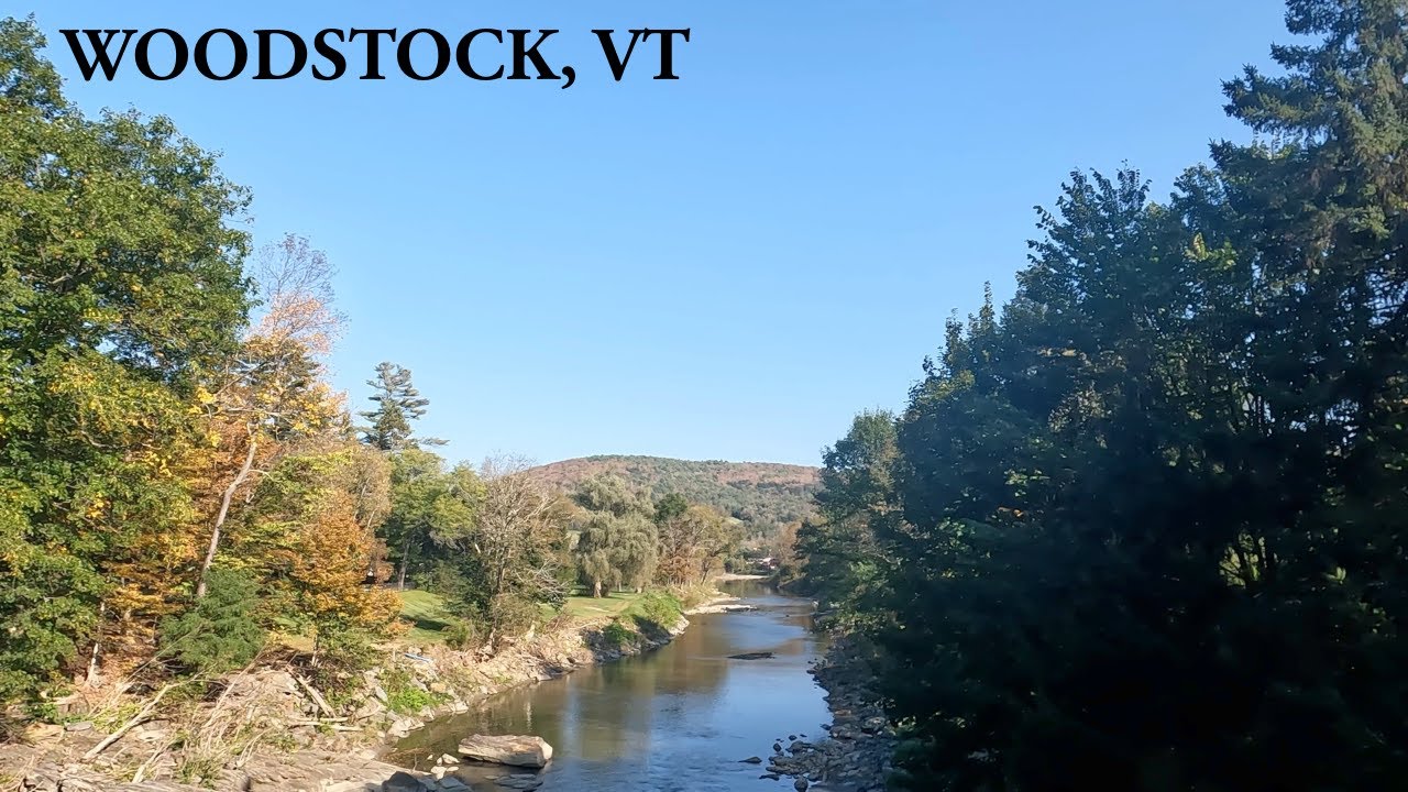 WALK VIDEO - WOODSTOCK, VERMONT - AUTUMN DAY