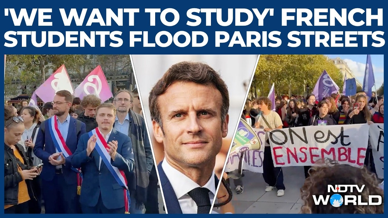 &lsquo;Macron, You&rsquo;re Finished&rsquo;: French Students Rally in Paris Over Education Funding