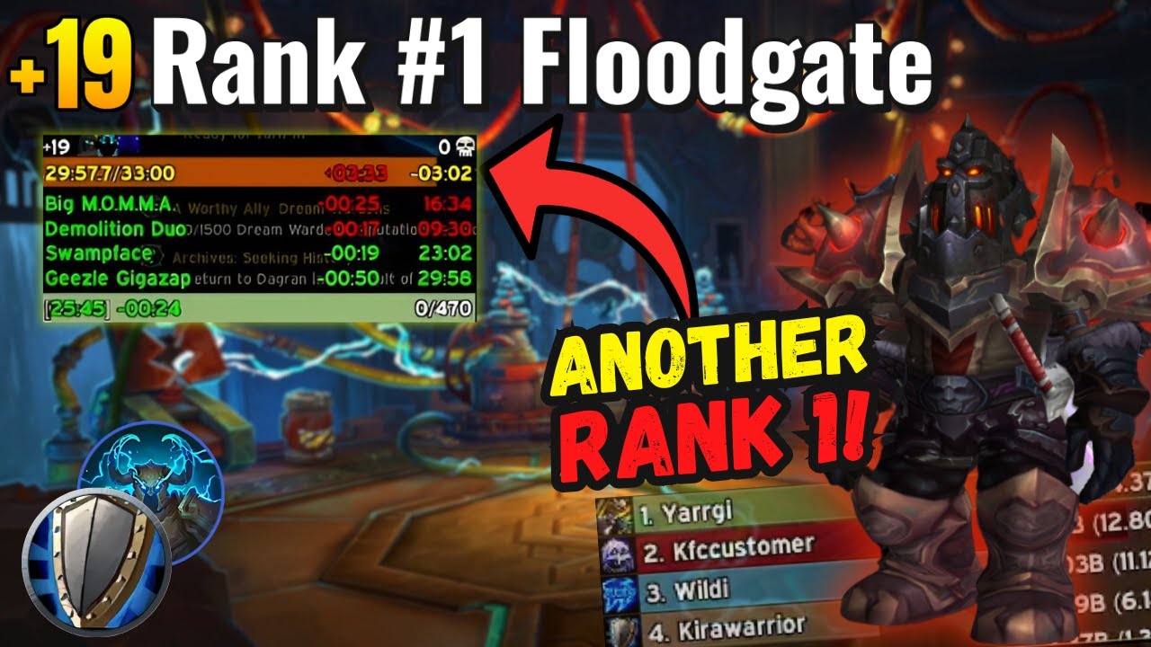 Minute Faster With No Comms! | +19 Floodgate Protection Warrior PoV!