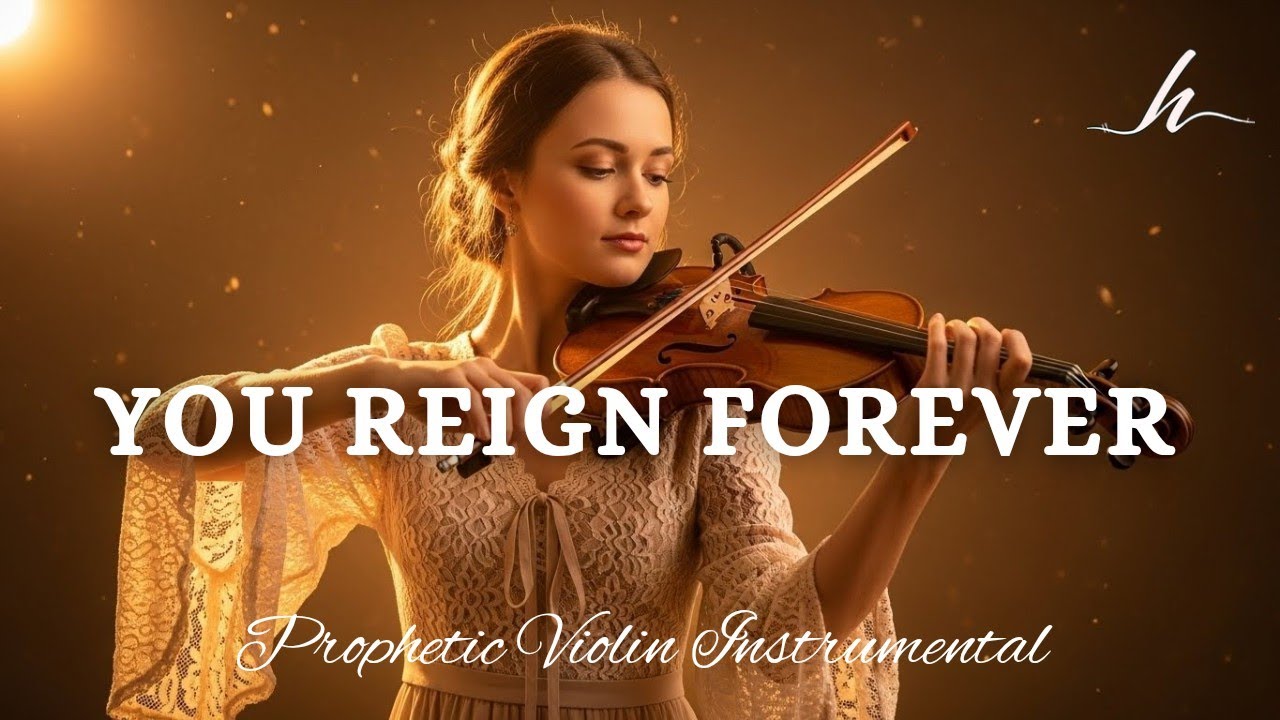 Prophetic Warfare Violin Instrumental/YOU REIGN FOREVER/Background Prayer Music 