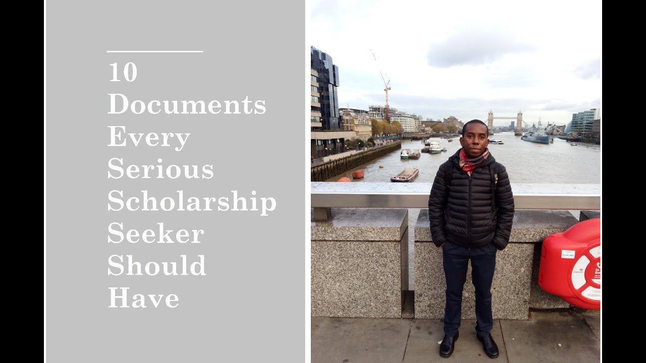 10 documents every serious scholarship seeker should have