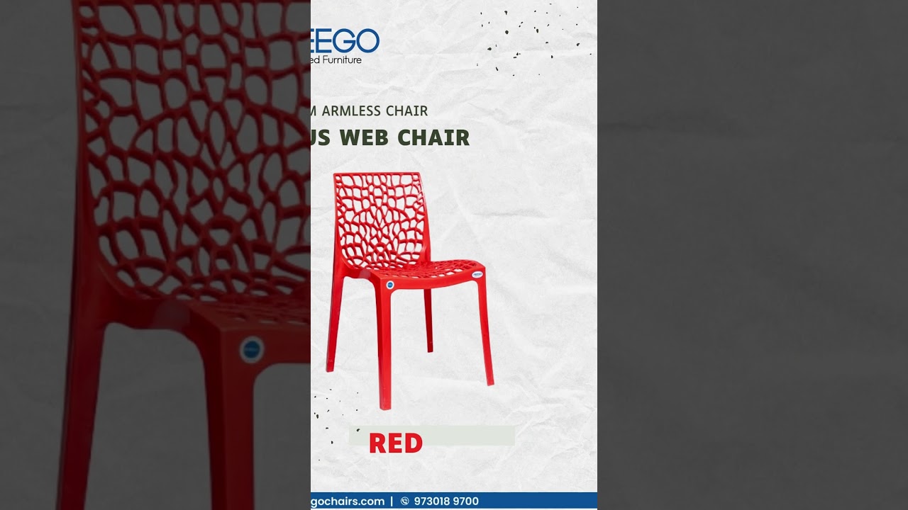 Reego's Web Chair with different color   #reego #ReegoChairs  #FurnitureDesign  #InteriorInspiration
