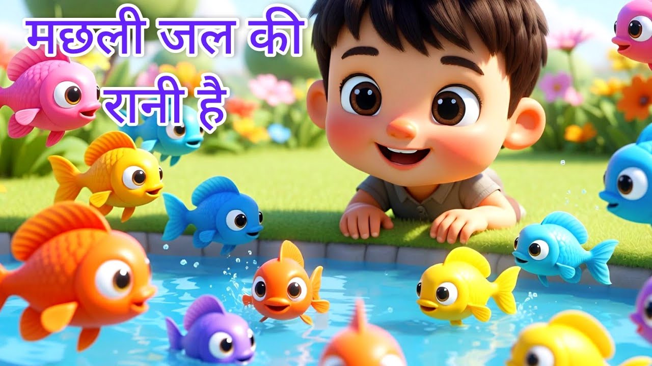 Machli Jal Ki Rani Hai | Hindi Rhyme for Kids | Kids Song