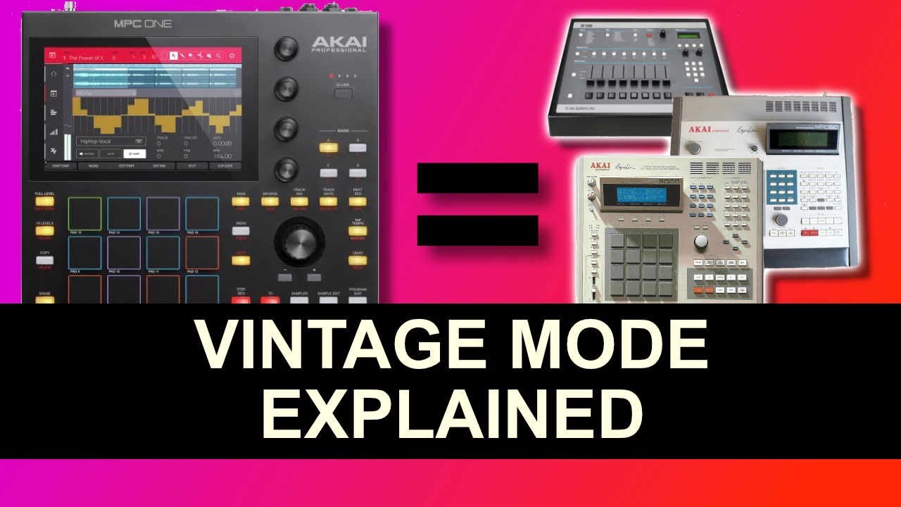 AKAI MPC ONE — как делать LoFi как профессионал [MPC60/SP1200 Vintage Mode]