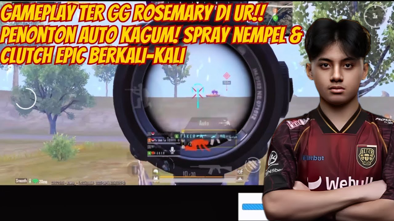 Gameplay Rosemary yang Bikin Semua Terpukau – Spray Presisi & Clutch Berkali-kali di Ultimate Royale