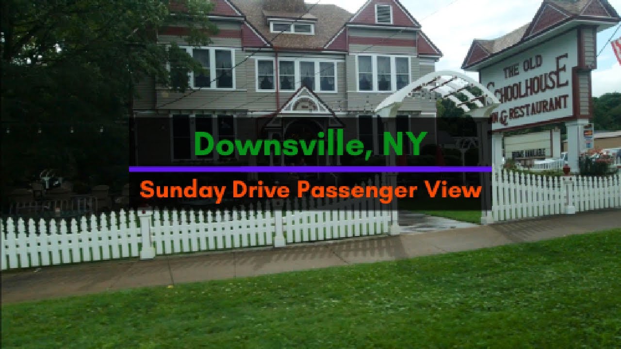 Sunday Drive through Downsville NY, passenger view